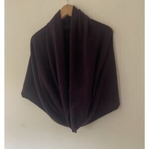 THE CASHMERE PROJECT 100% Purple Infinity Scarf Loop